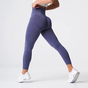 NVGTN Curve Contour Seamless Leggings Indigo Blue Size M